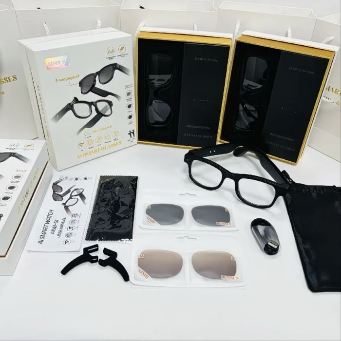 Скидка на конец лета!!! Умные очки с камерой и AI, ray ban meta lux!!