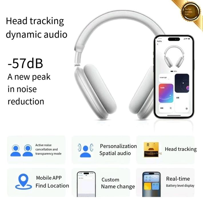 Беспроводные наушники Picun F8 pro 2026 убийца Airpods Max