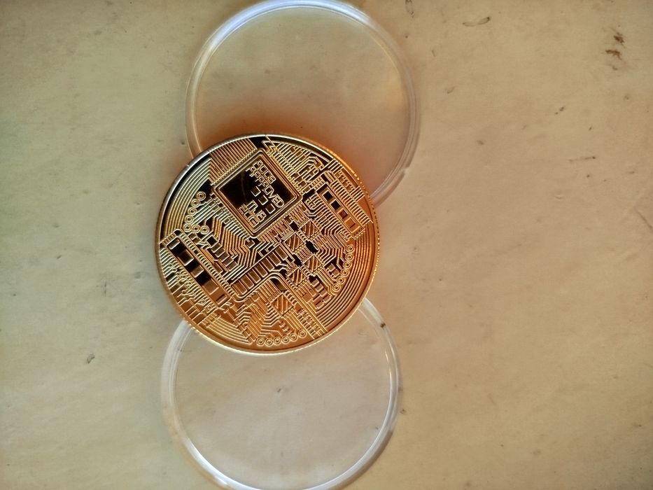 Monedă Bitcoin de colecție