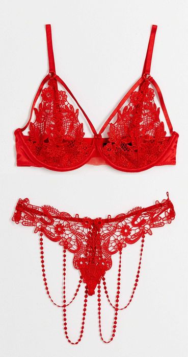 Ann Summers NEVA SET дамски сет секси бельо - S