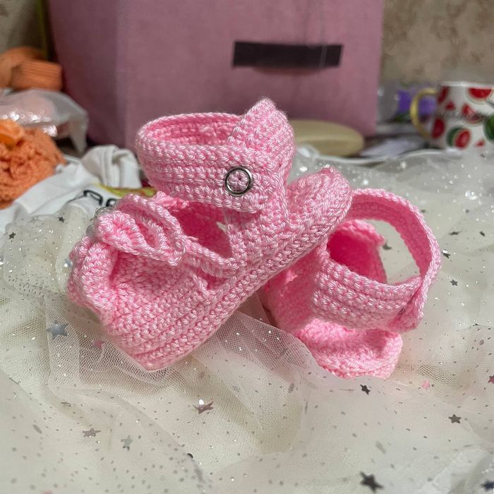 Башмачки: вязаные ручная работа