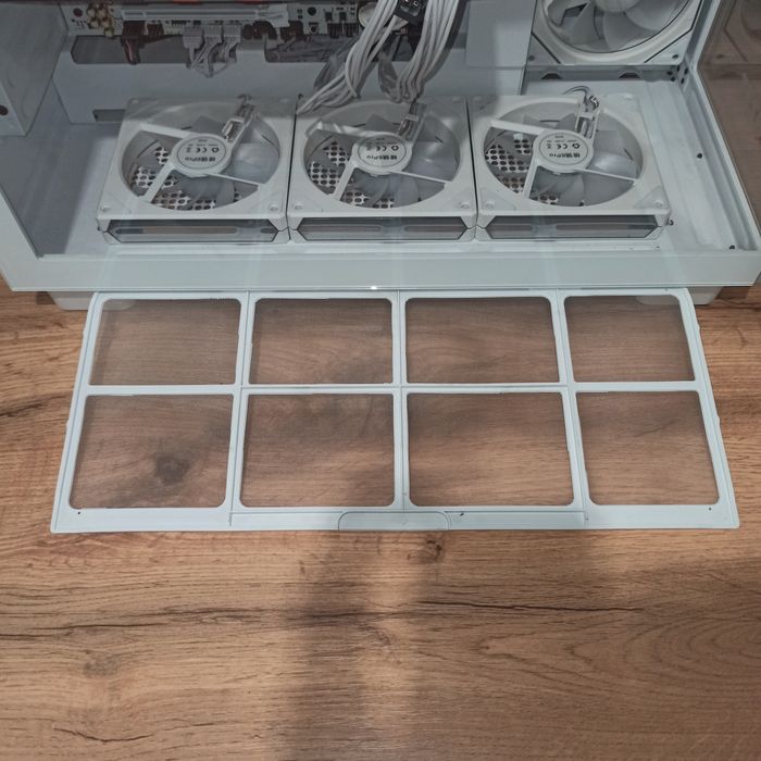 Корпус для ПК аквариум белый NZXT H9 Flow (2023)
