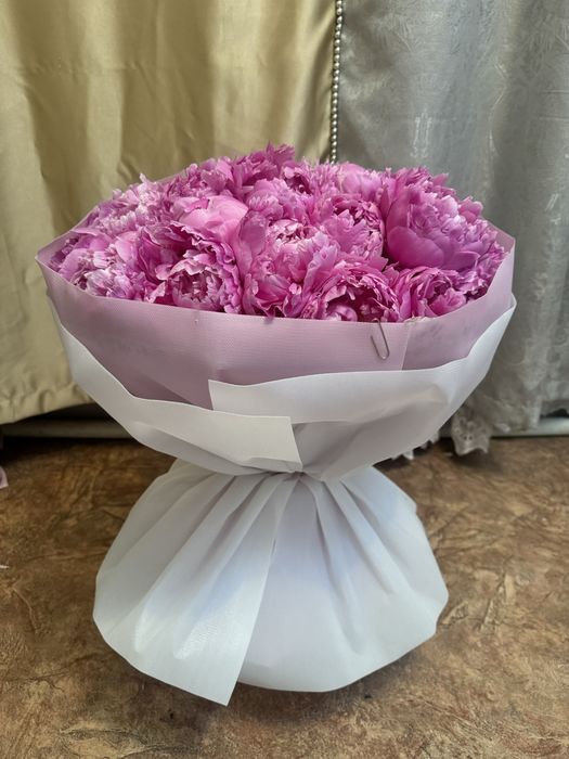 Букет пионы 25штук
