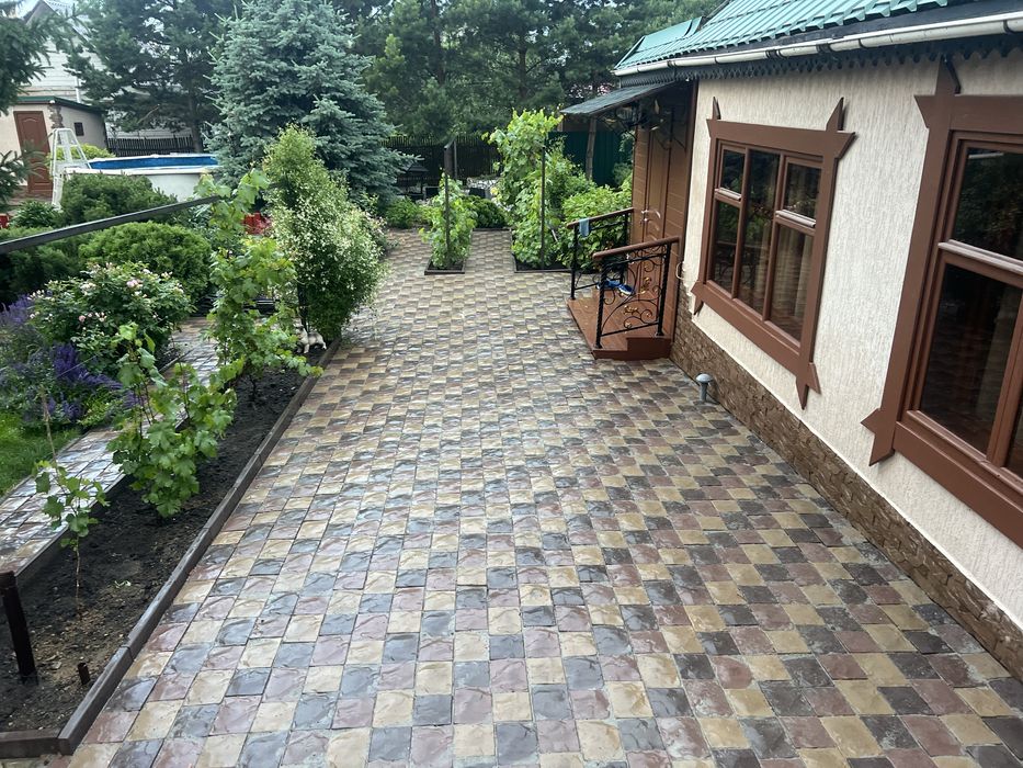 Укладка брусчатки