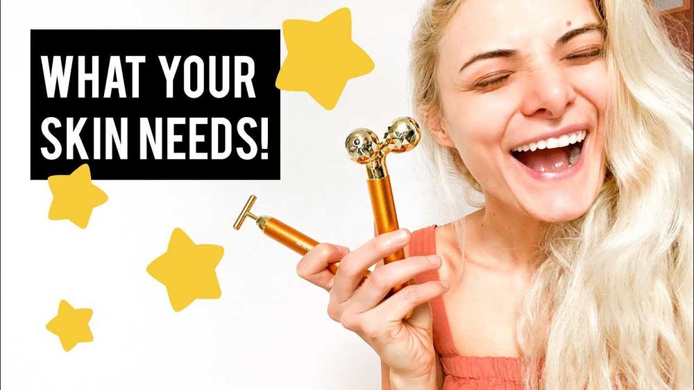 Amirce Face Massager - Set Aparate Masaj Facial