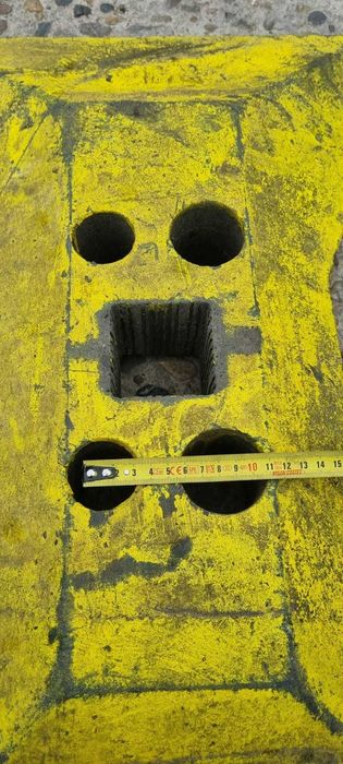 Baza din plastic pentru gard/parapet