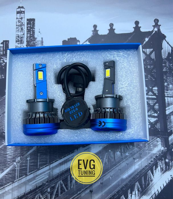 Becuri LED D2S 35-55W 10000LM 6500K CANBUS