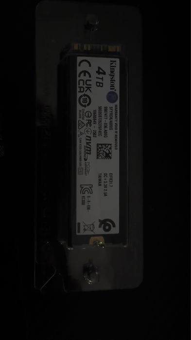 Жесткий диск nvme kingston renegade