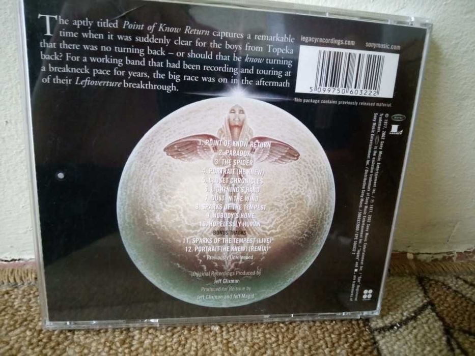CD Kansas – Point of Know Return (Remastered + Bonus Tracks)