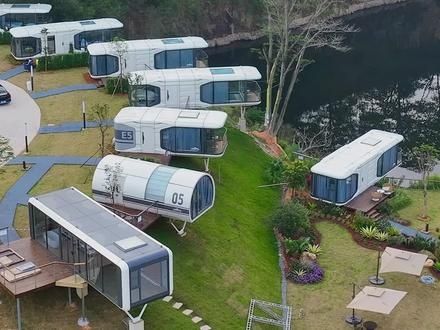 Капсульный дом. Модульные дома класса люкс