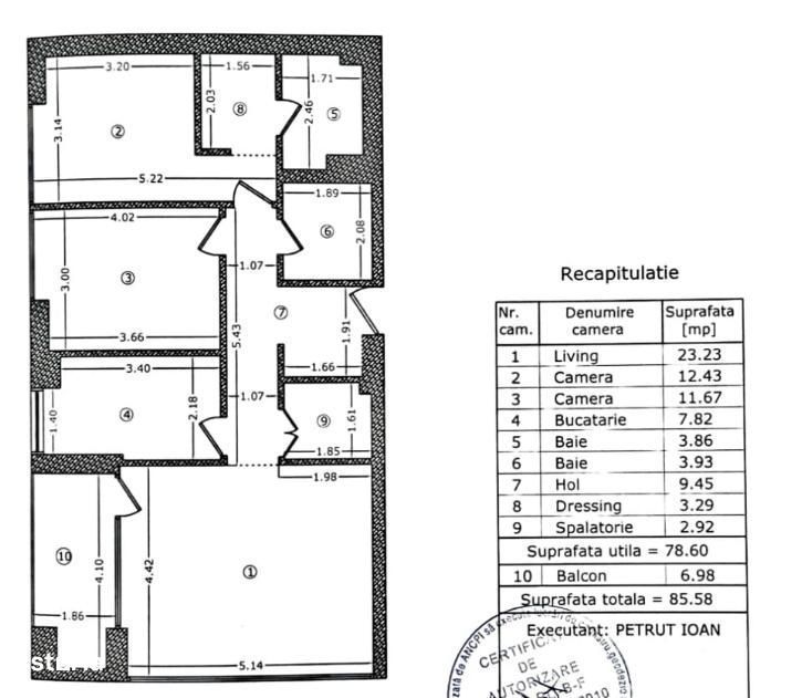 Apartament 3 camere Banu Manta- Piata Victoriei