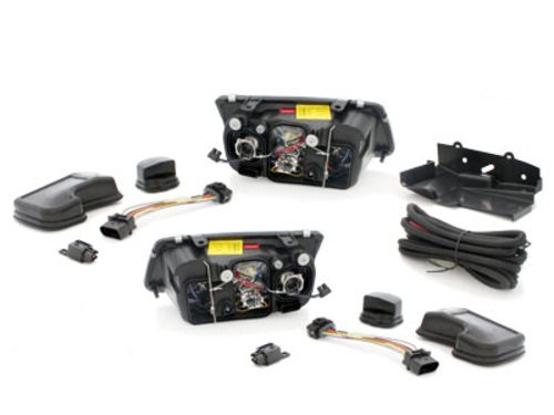 Faruri VW Bora 1998-2008 Angel eyes Negru