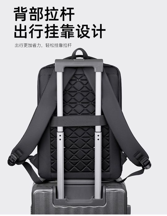 Мужской рюкзак для ноутбука минимальстичный стильный водонепроницаемый