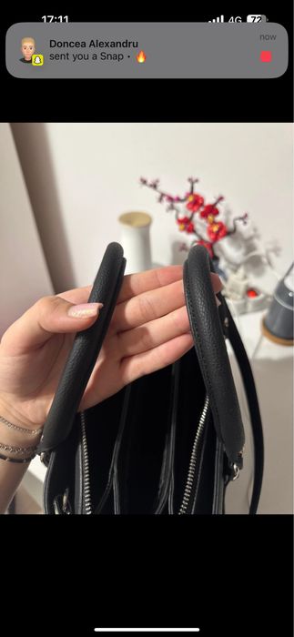 Geanta US Polo, nepurtata, cu bonul inclus in poze