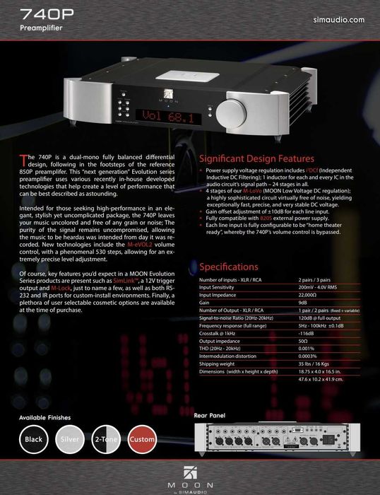 Simaudio Moon 680D DAC/streamer high-end