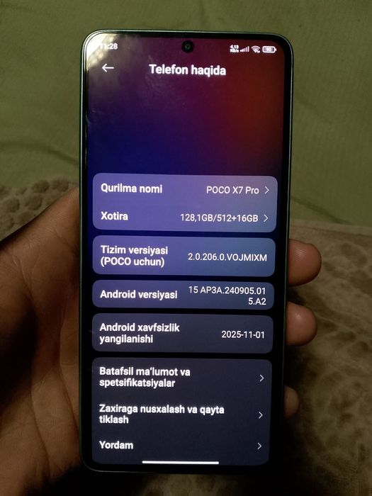 Poco x7 pro vashe zoʻr tel