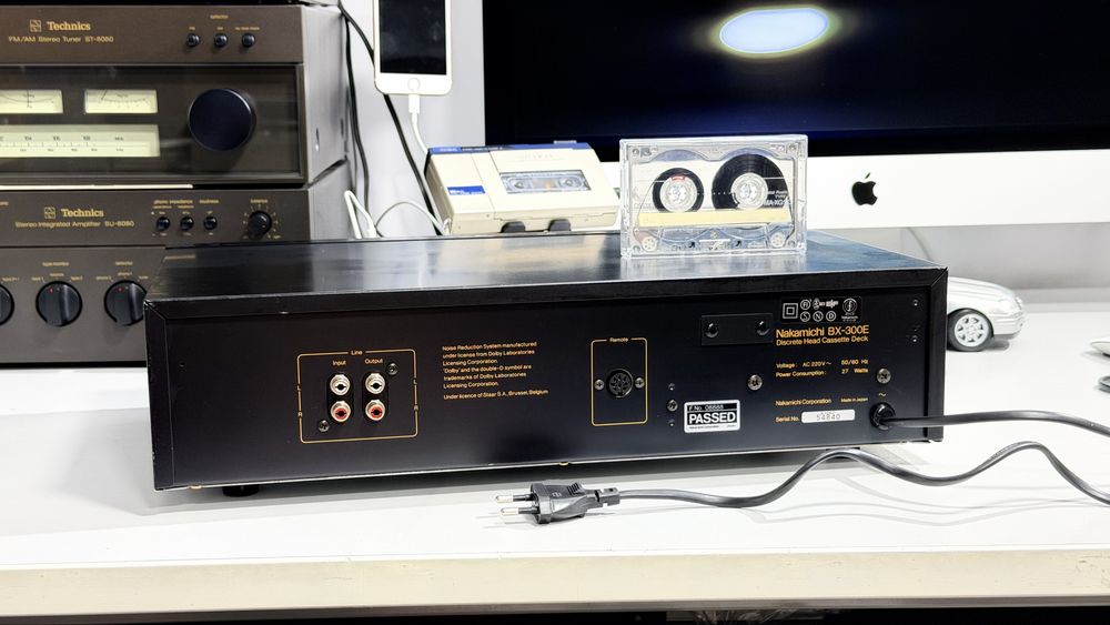 Nakamichi BX-300E-“Micul DRAGON” | Deck Caseta 3 Capete | Dual Capstan Direct Drive | Dolby B/C | Metal | Made in Japan