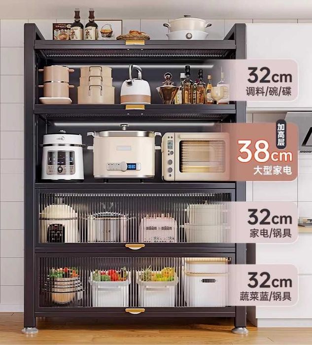 PVC eshikli oshxona shkafi /Yog‘li dog‘larga chidamli oshxona shkafi