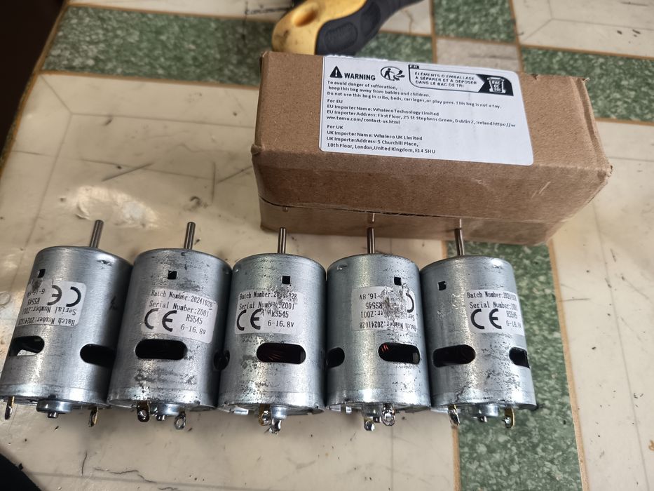 Електродвигатели RS 545