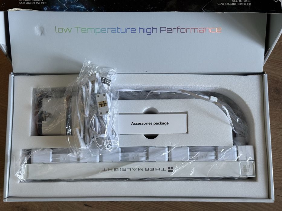 Cooler Procesor/CPU Thermalright Grand Vision 360 ARGB - white/alb - display