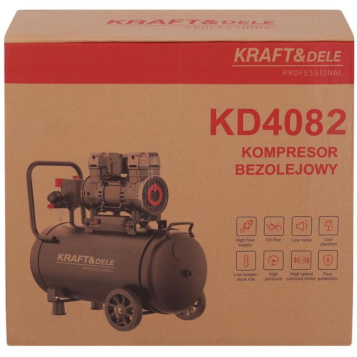 Compresor de aer 50 litri, 290 l/min, 2500W, Kraft