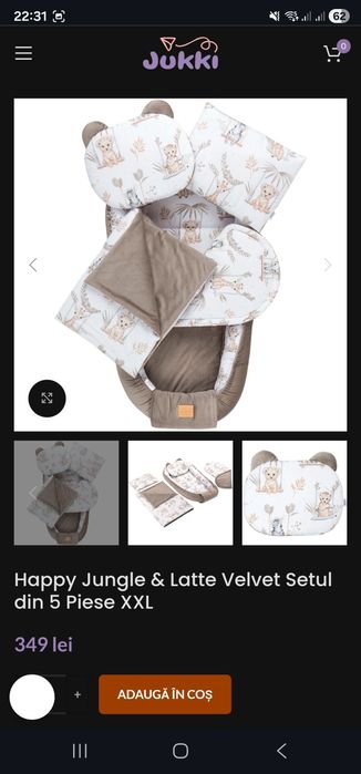 Happy Jungle Setul din 5 Piese Comfort