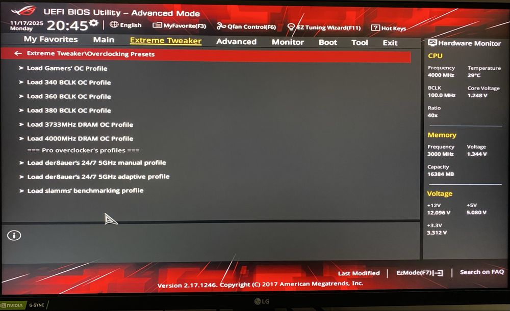 Asus Maximus IX APEX Z270 ROG