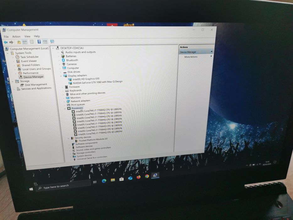 Leptop Lenovo LegionY 520 i7 7700 gtx 1060 6g
