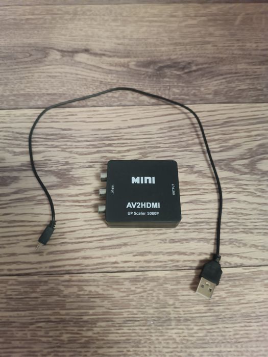 Конвертер переходник с AV на HDMI