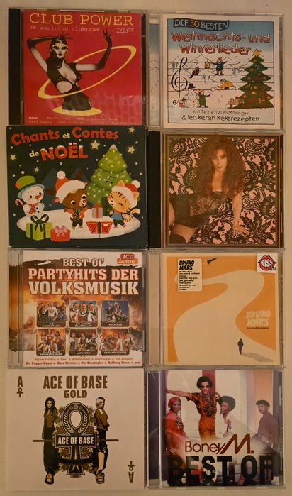 CD-uri originale muzica pop, rock, soundtracks, cantece de Craciun