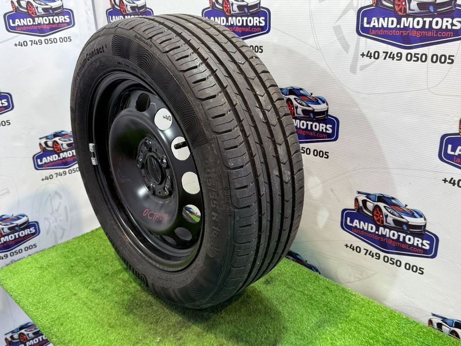 ROATĂ REZERVĂ 205/55 R 16 V SKODA OCTAVIA III 1.6 DIESEL 2015 2012-2016