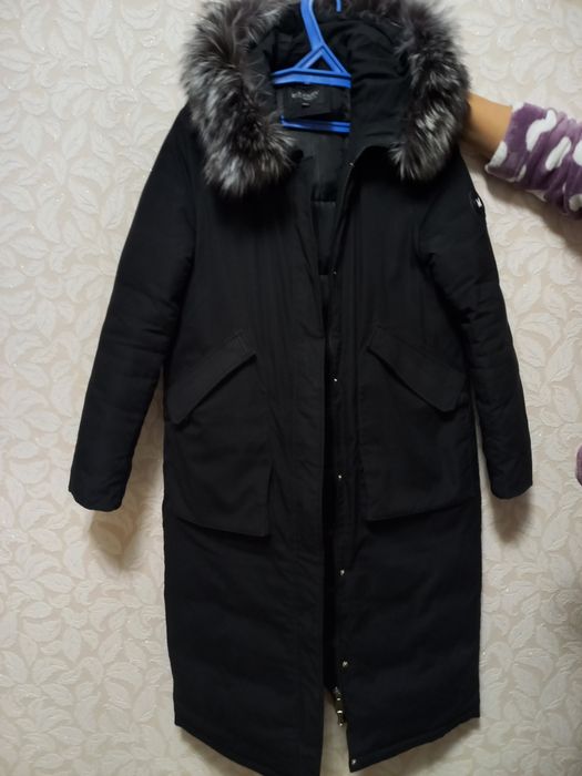 Парка женский черный