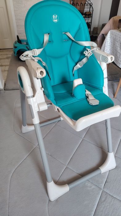 Scaun de masa pentru copii BUF BOOF bleumarin reglabil cu accesorii