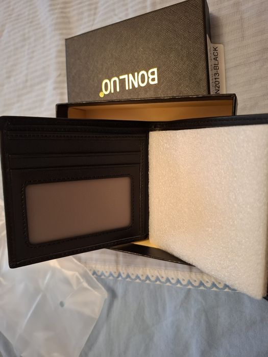 Portofel barbatesc BONLUO din piele naturala