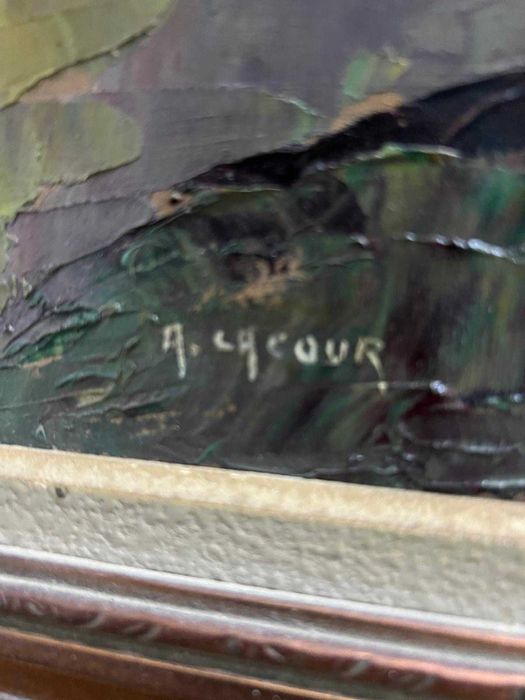 Tablou vechi,Armand Lacour(1910-1970)!