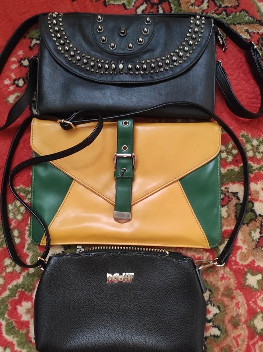 3 сумкалар клач елкага ремень бор