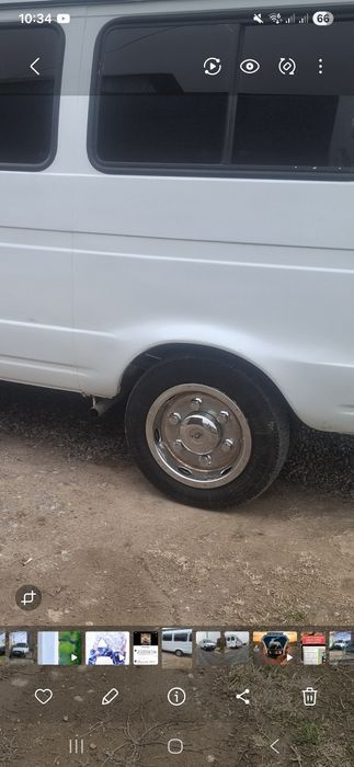 Хром калпаки на газель