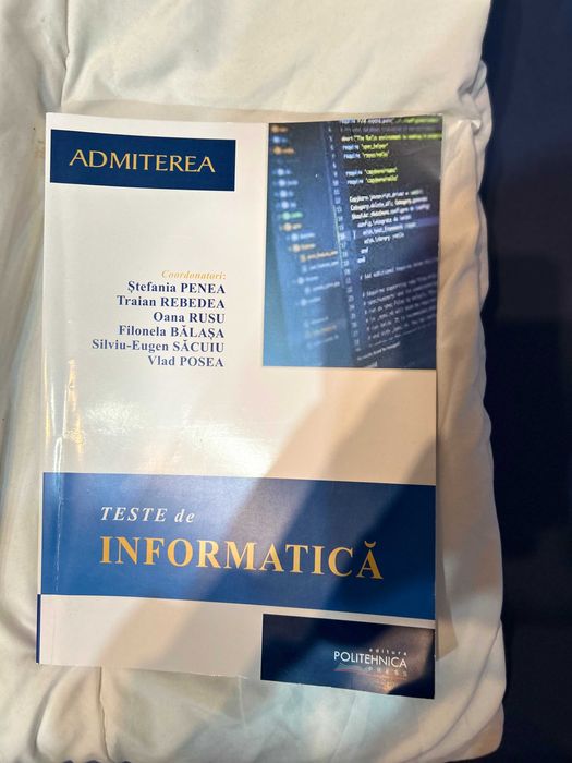 Vand culegeri Admitere Politechnica