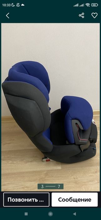Автокресло cybex juno fix 2