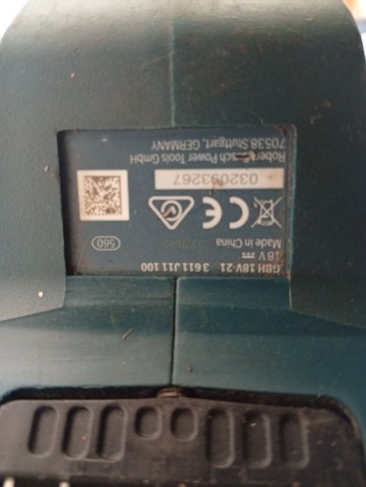 Rotopercutoar Bosch 18 v