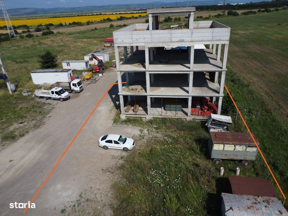 Construcție 2023 , P+2 | 735 mp | E85 | Acces TIR | Comision 0%