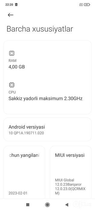 Xiaomi Redmi 9C 4/128 GB