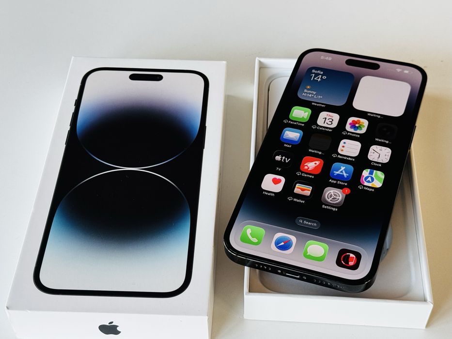 Iphone 14 Pro Max 256GB Black Гаранция 6 месеца