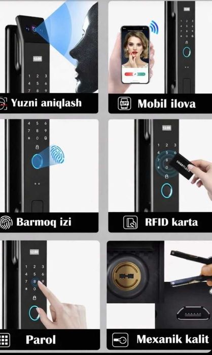 Smart zamoklar aqilli qulflar
