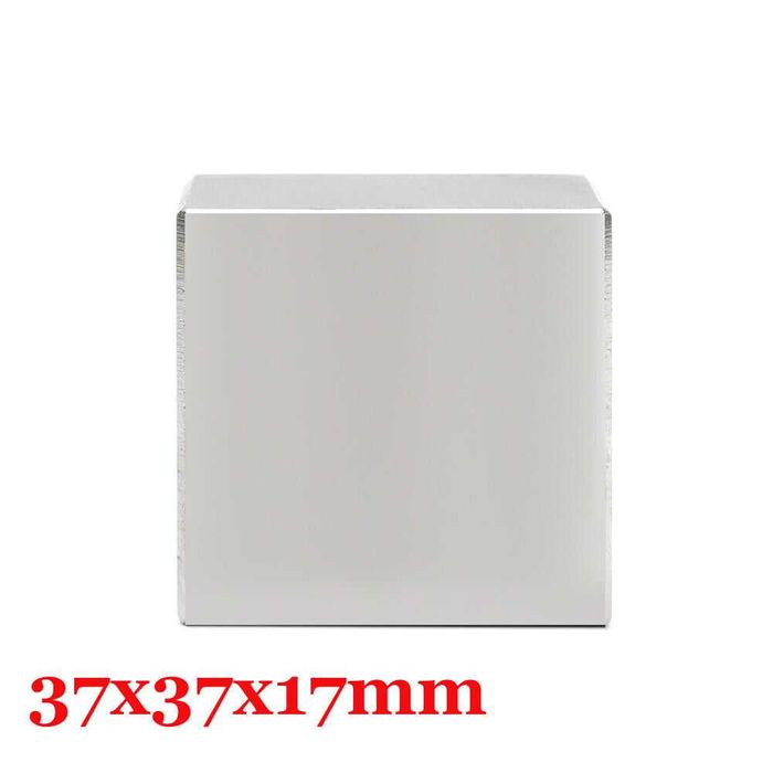 Неодимов магнит 37x37x17mm N52 neodimov magnit
