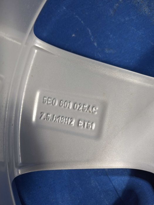 1 Janta Aliaj 5x112 18'' OEM Skoda Octavia 4 VRS RS - 7.5J ET 51 NOUA