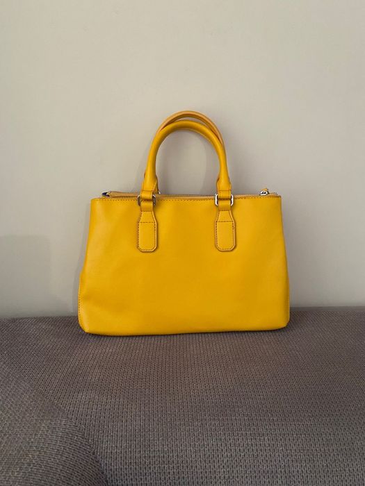 Дамска чанта Mango горчица