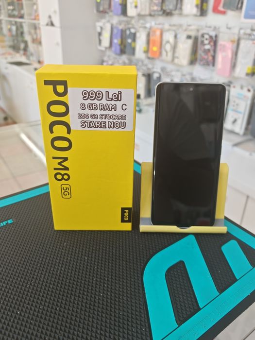 Poco M8 5G, 8/256 GB, Sigilat, Garanție