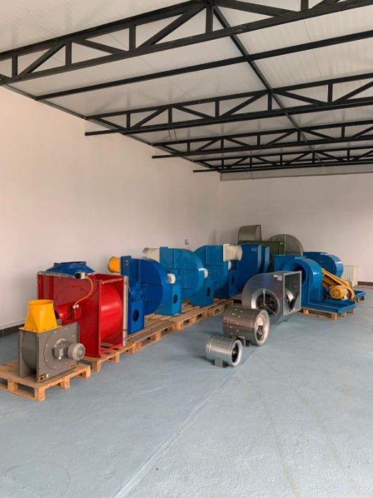 Ventilatoare centrifugale,rumegus, cereale, cabine vopsit,filtre sac
