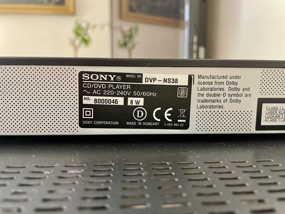 Sony DVP-NS38 – CD/DVD плейър